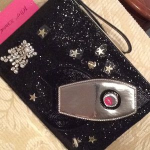 Betsey Johnson Glitter Space Ship Wristlet